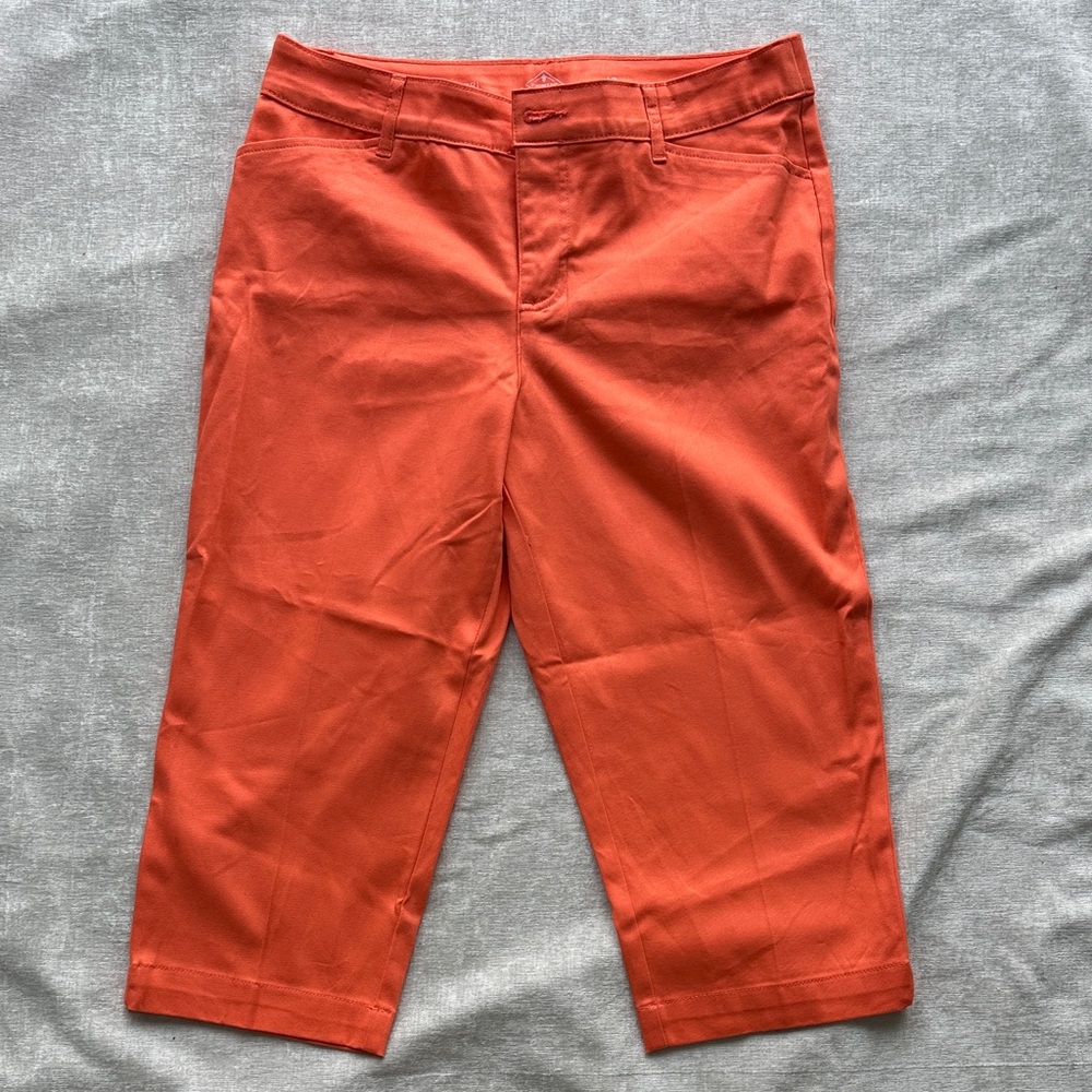 St. John's Bay Vibrant Orange Capris 12